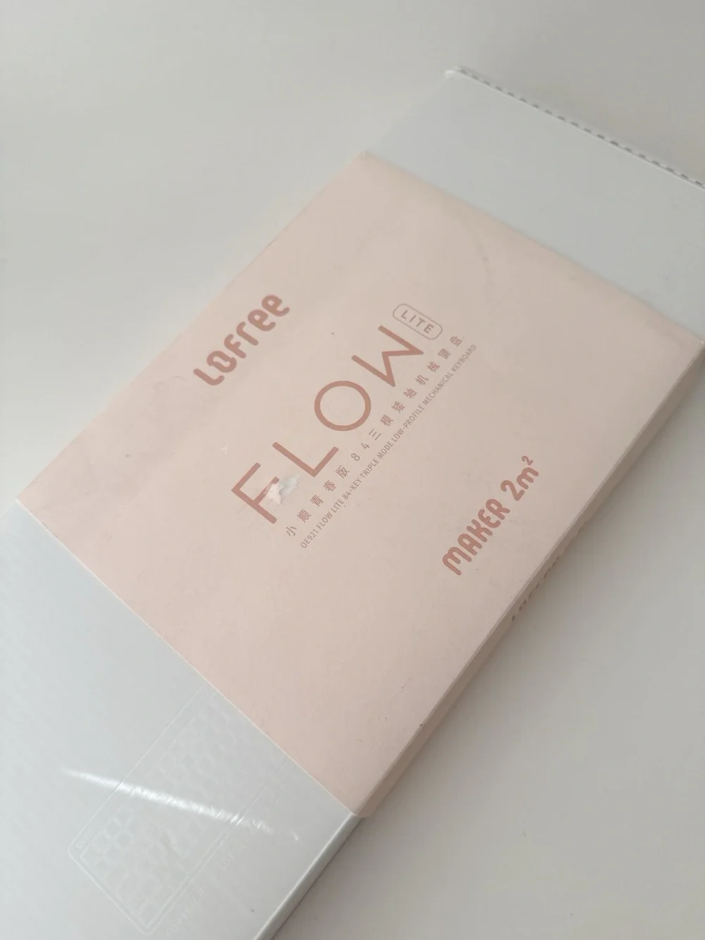 LOFREE Flow Lite Wireless Mechanical Keyboard 84-Key 75% Flamingo Low Profile